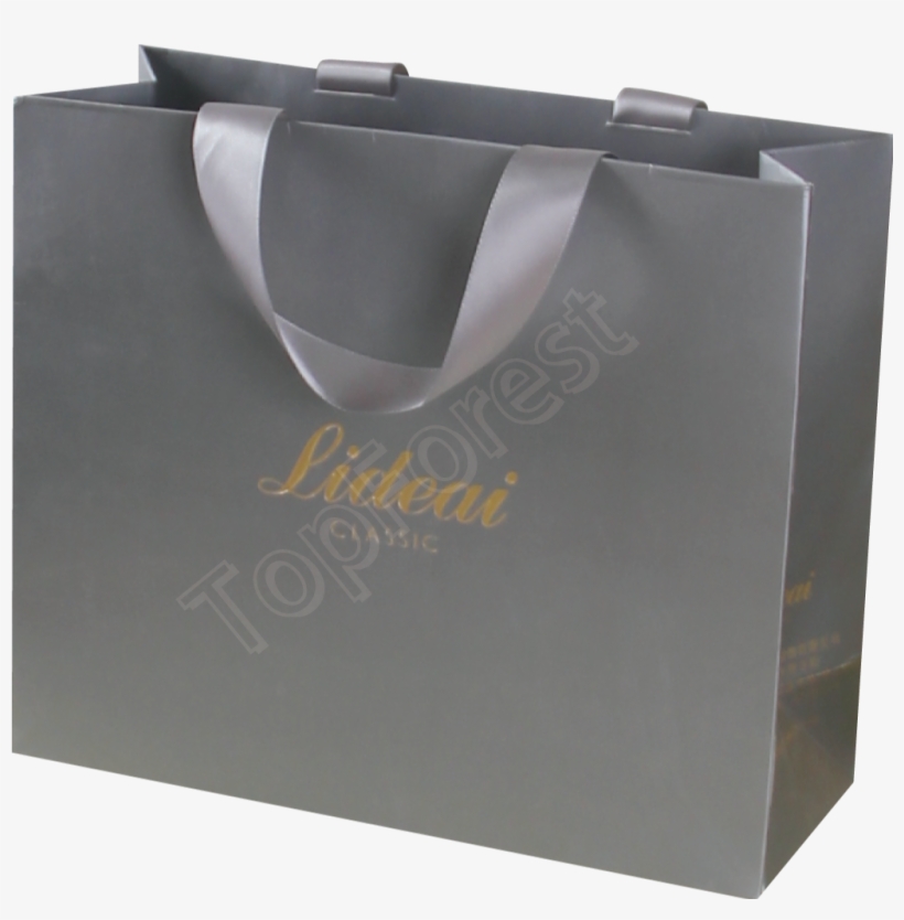 Pa004 - Shopping Bag With Ribbon Handle, transparent png download