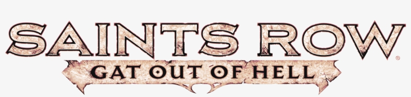 Wallpapers Id - - Saints Row Gat Out Of Hell Logo, transparent png download