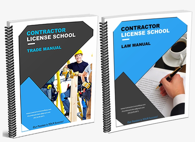 Home School Package 8 Book Contractor License School - Contractors State License Schools, transparent png download