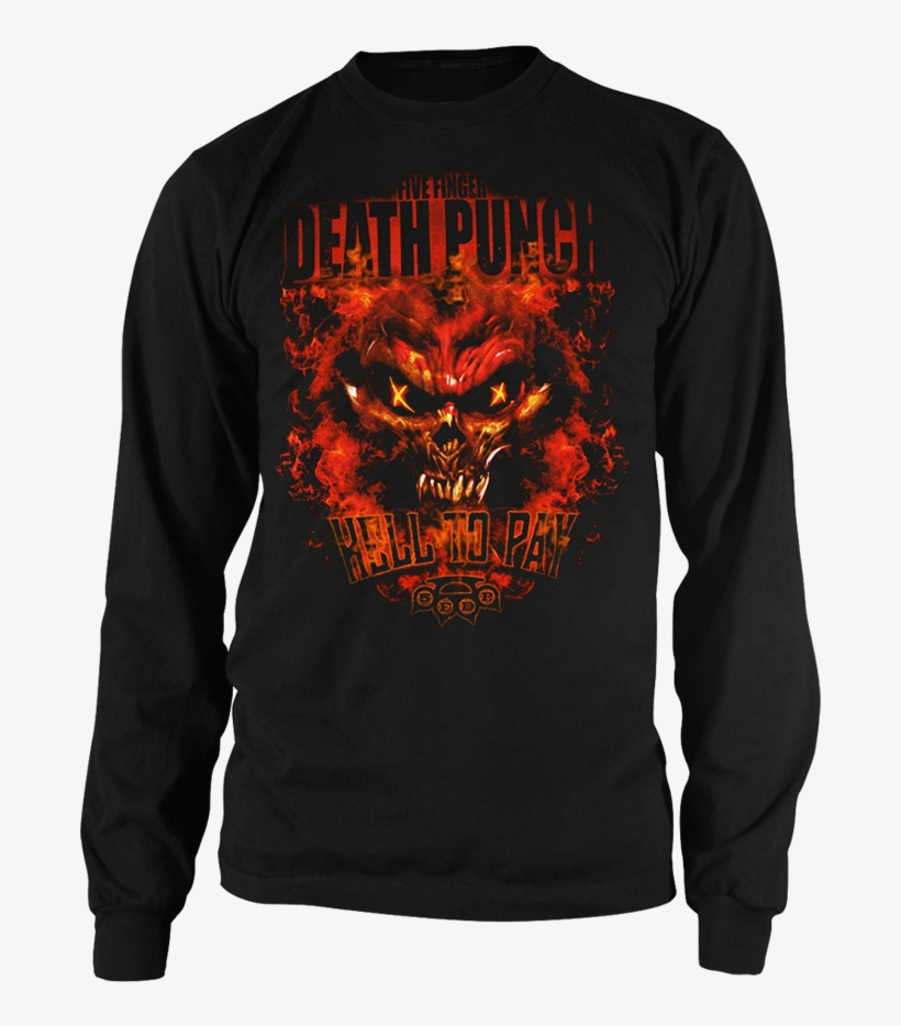 Hell To Pay Long Sleeve Tee - Five Finger Death Punch Poster Flag Hell, transparent png download