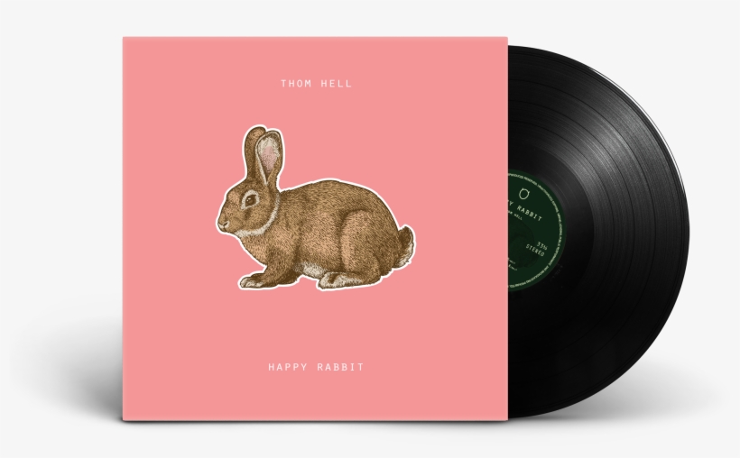 Thom Hell Happy Rabbit Vinyl Record, transparent png download