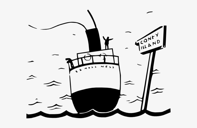 Sailing Ship Cartoon Silhouette Svg Clip Arts 600 X, transparent png download