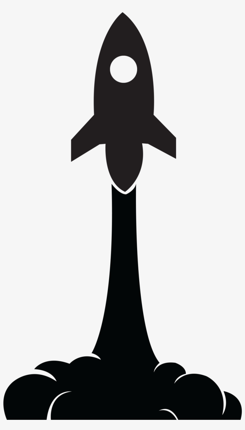 Book Modeling Gravity Hazards From Rockfalls To Landslides - Rocket Blast Off Silhouette, transparent png download