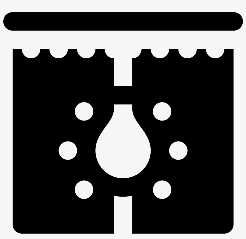 Curtain Light Icon - Vector Graphics, transparent png download