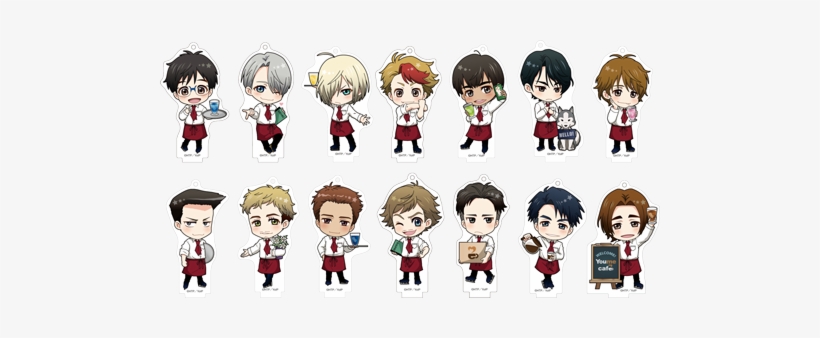 Goods1 Original - Yuri On Ice Keychain Stand Katsuki Victor Yurio Otabek, transparent png download