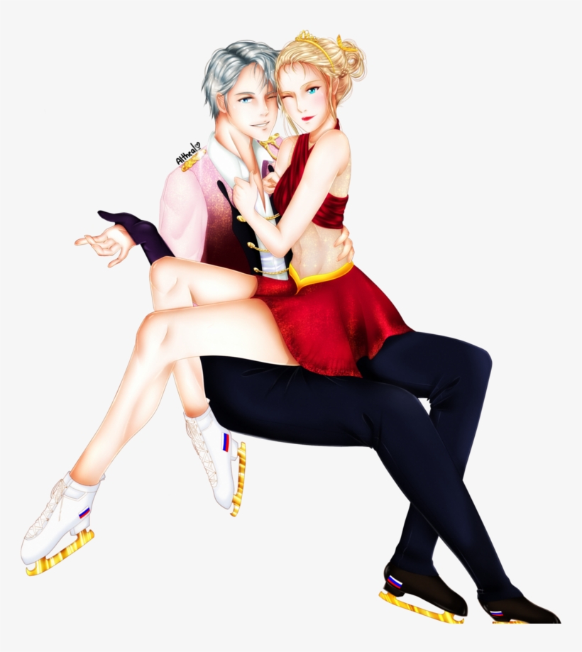 Vector Transparent Stock Lgbt Drawing Yuri On Ice - Victor Nikiforov X Oc, transparent png download