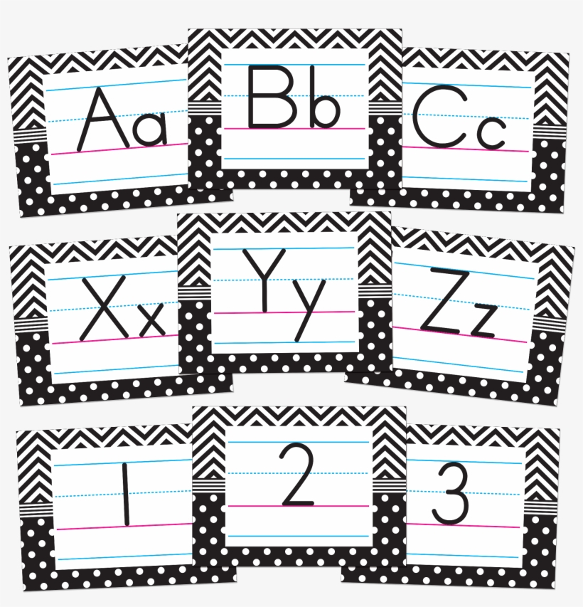 Black & White Chevrons And Dots Bulletin Board Display - Amber Fort, transparent png download