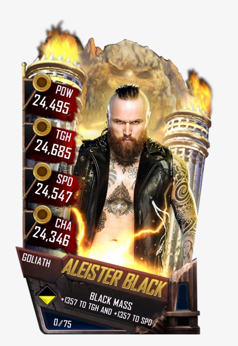 Aleisterblack S4 20 Goliath - Wwe Supercard Goliath Cards, transparent png download