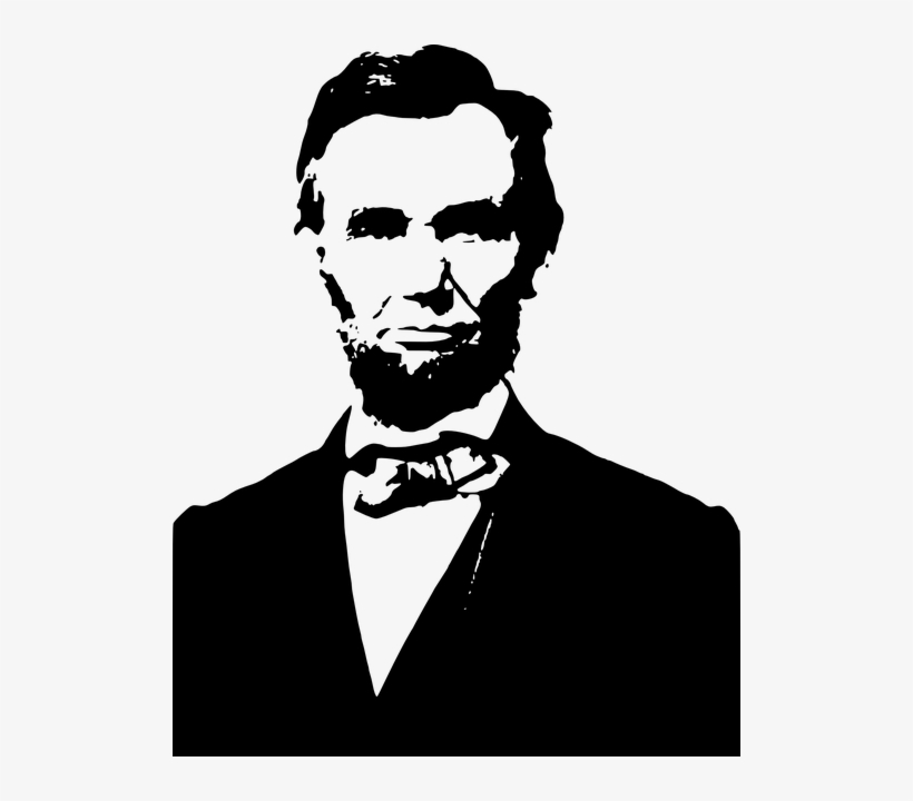 Abraham Lincoln Stencil, transparent png download