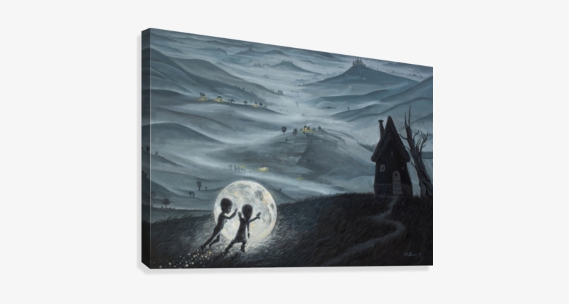 We Love Dreaming Into That Dying Light Canvas Print - Adrian Borda, transparent png download