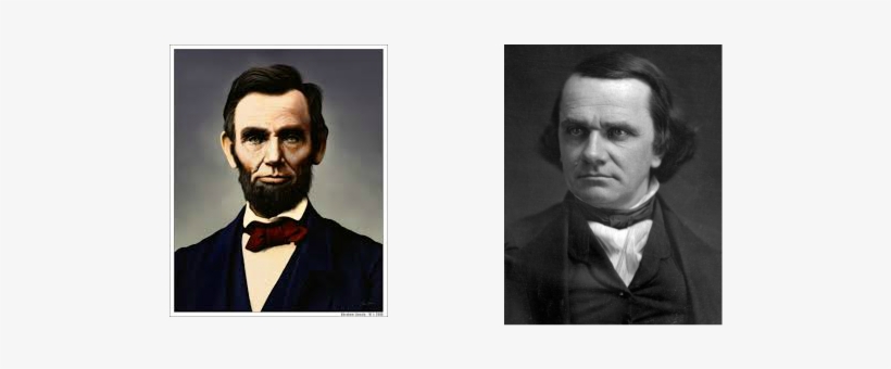 In 1858, Two Men Were Fighting For A Seat In The Senate - Abraham Lincoln, transparent png download
