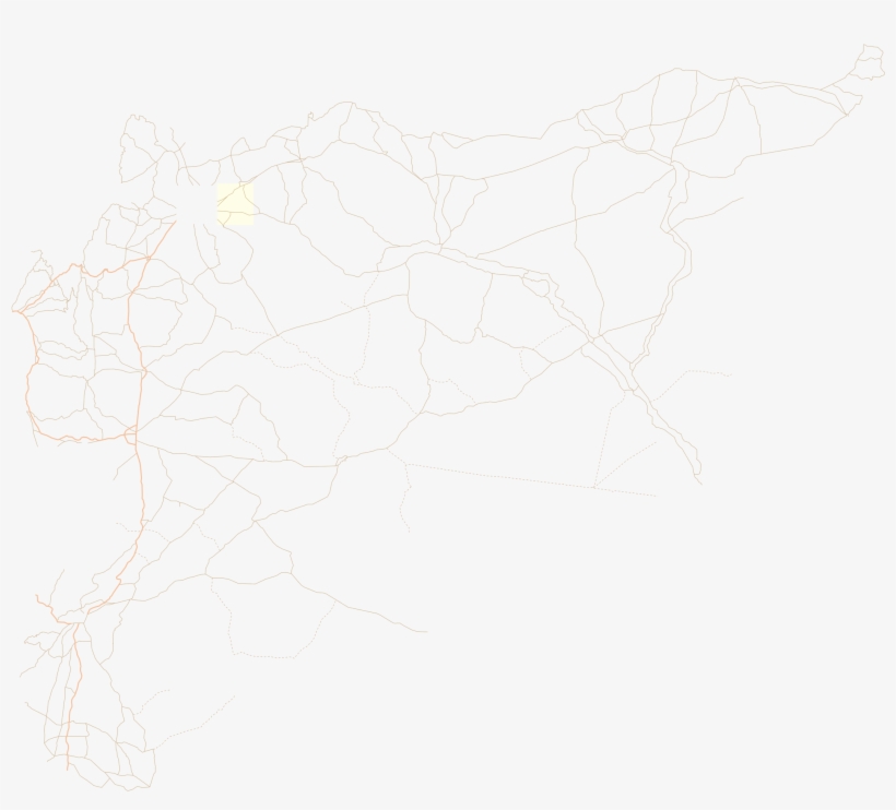 Syrian Civil War Detailed Map - Syrian Civil War, transparent png download