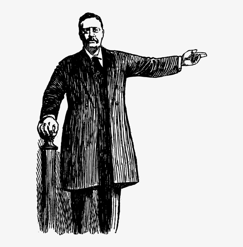 Clip Arts Related To - Theodore Roosevelt No Background, transparent png download