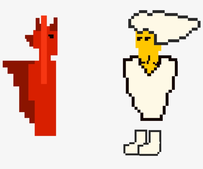 Devil Vs Pc Master Race Angel - Bilişim, transparent png download