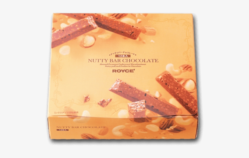 Royce' Nutty Bar Chocolate - Nutty Bar Chocolate Royce, transparent png download