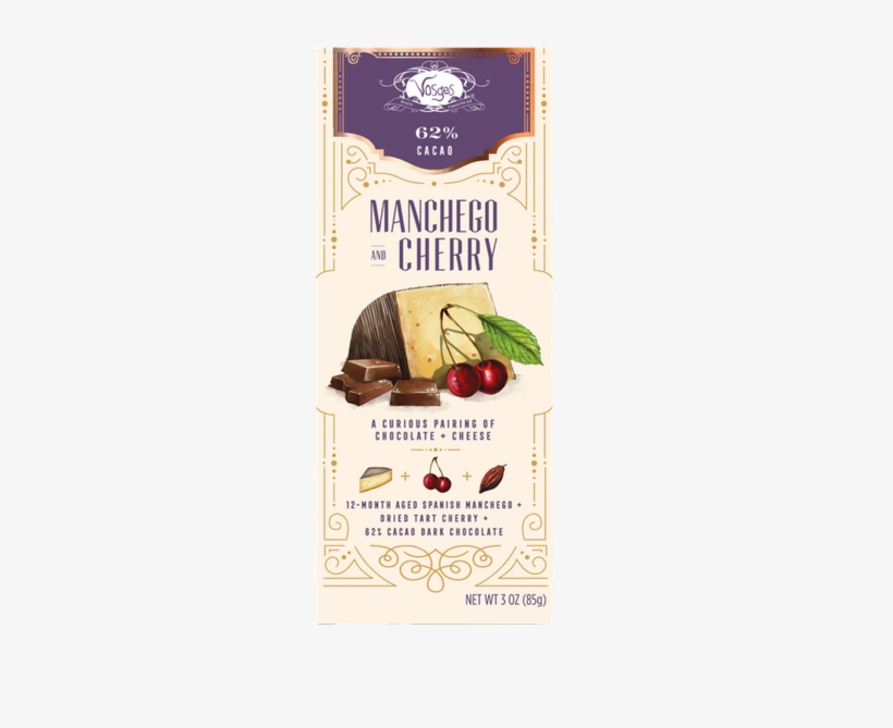 Manchego And Cherry Chocolate Bar - Chocolate Bar, transparent png download
