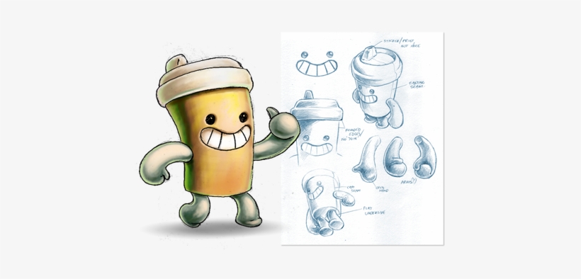 Coffe - Wrigley's Characters, transparent png download