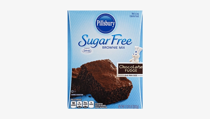 Brownie Clipart Simple Chocolate - Pillsbury Sugar Free Brownies, transparent png download
