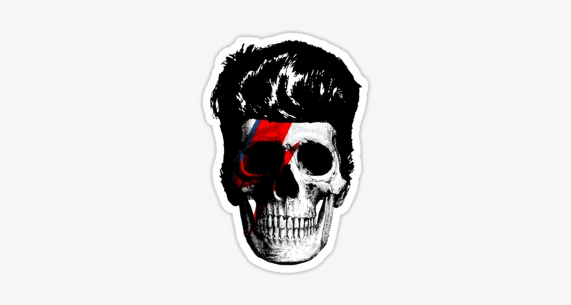 Bowie, David Bowie, And Skull Image - David Bowie Ziggy Stardust Skull, transparent png download