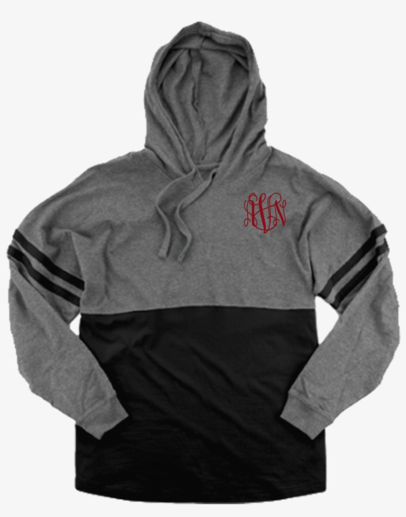 Hooded Pom Pom Jersey, Granite And Black - Alpha Kappa Alpha À Capuche Pom Pom Jersey, transparent png download