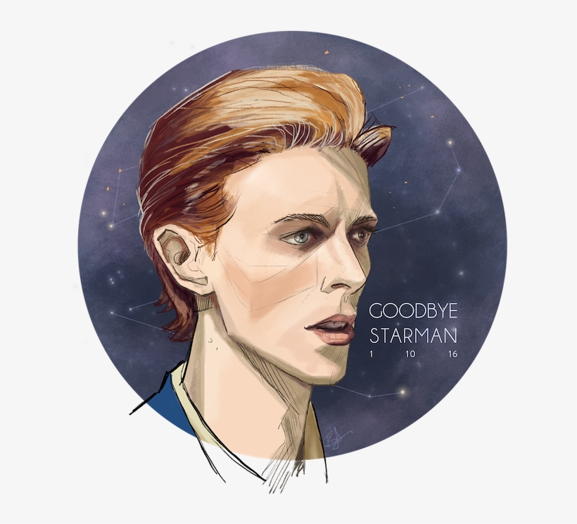 A Small Tribute I Did For David Bowie- One Of My Favorite - David Bowie, transparent png download