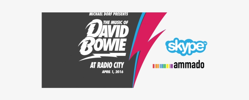 David Bowie Tribute Show To Stream Live On April 1st - Microsoft Skype For Business Server - License And Software, transparent png download