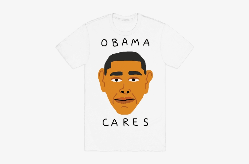 Obama Cares Mens T-shirt - Succulent Cactus T Shirt, transparent png download
