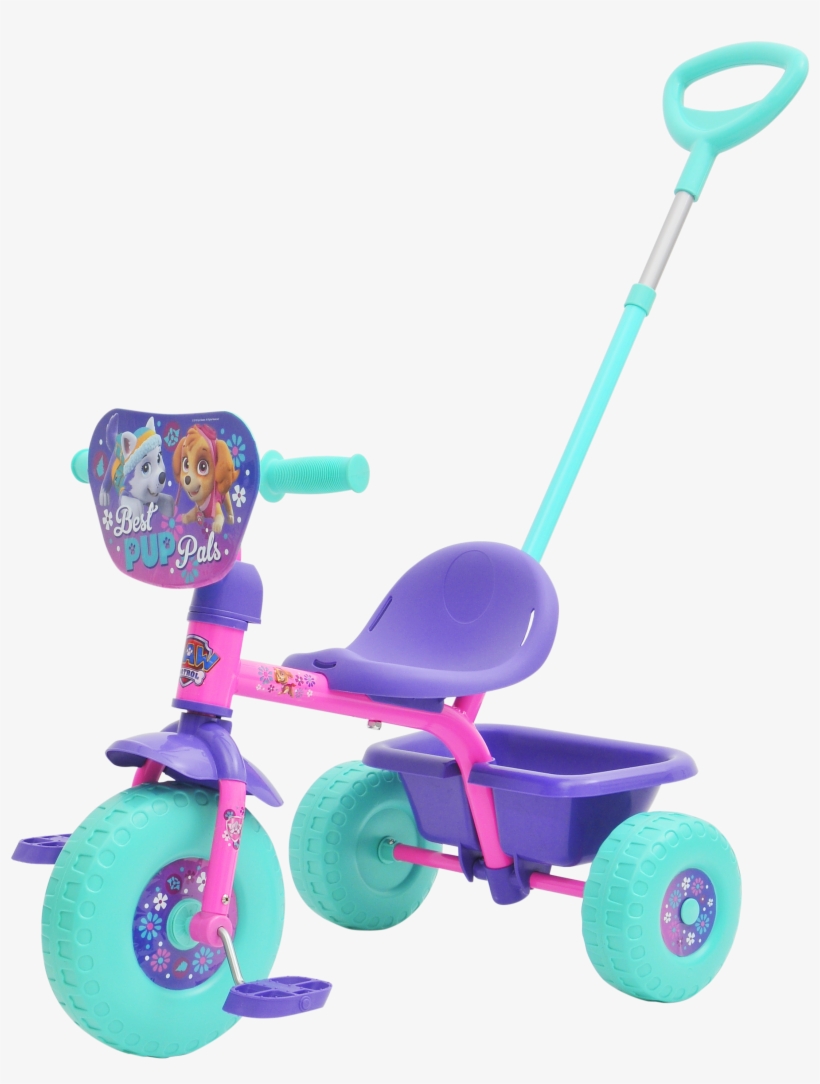 Paw Patrol Skye Trike With Push Bar, transparent png download