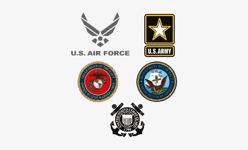 Those Are The Seal/crest Things - Tattoo Of All Military Branches, transparent png download