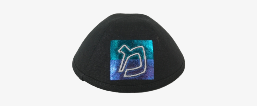 Colorblock Foil Yarmulke - Kippah, transparent png download