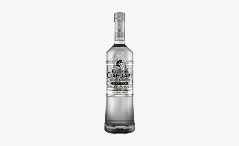 Inspired By The Modern Russia's Pulsating Night Life - Russian Standard Platinum Vodka Silver Filtered, transparent png download