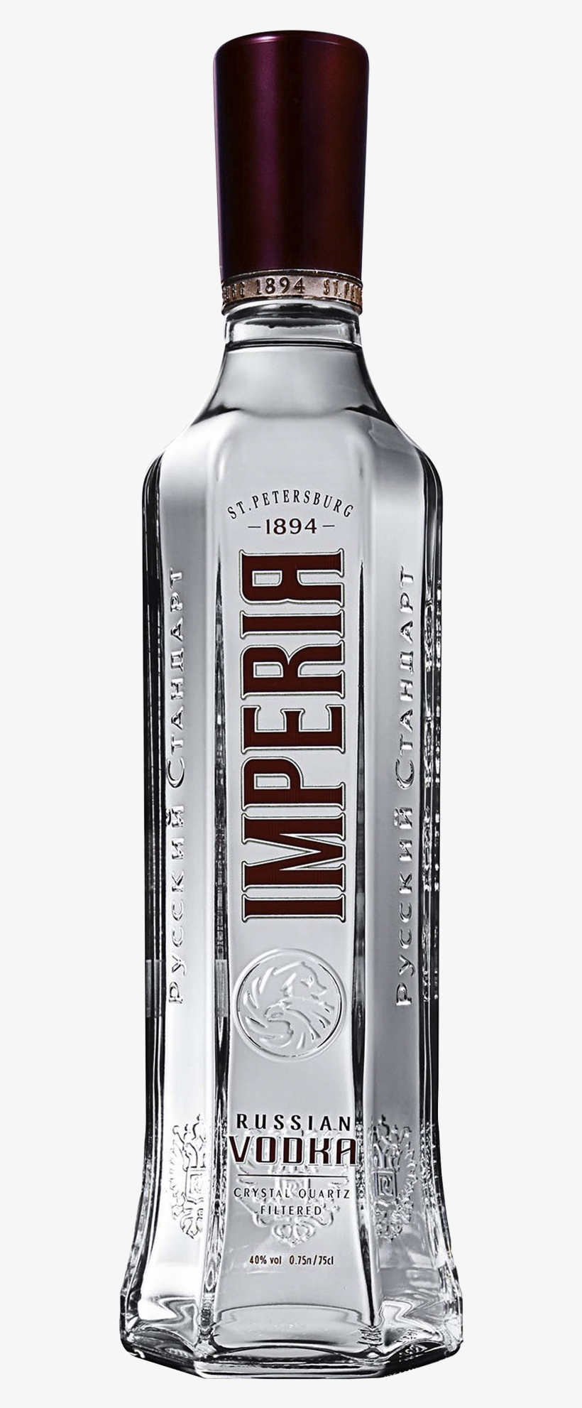 Russian Standard Imperia Vodka 700ml - Vodka Russian Imperial, transparent png download