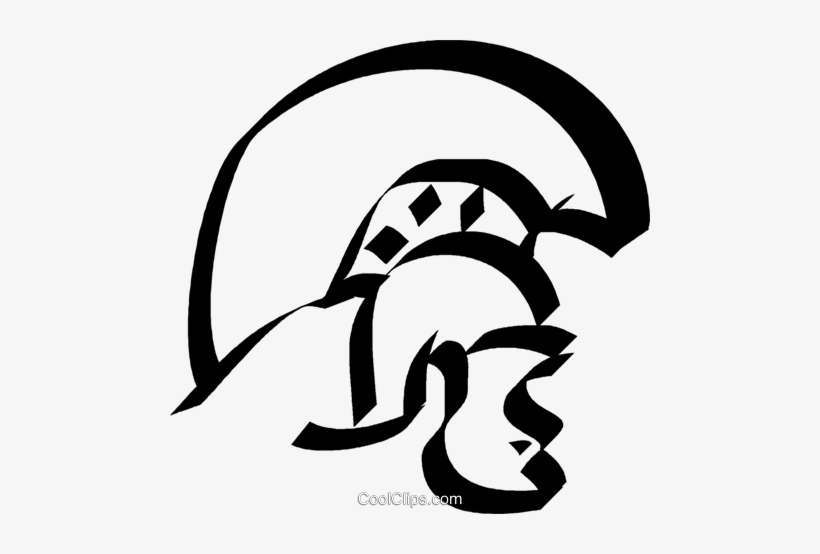 Roman Soldier Helmet Royalty Free Vector Clip Art Illustration - Illustration, transparent png download
