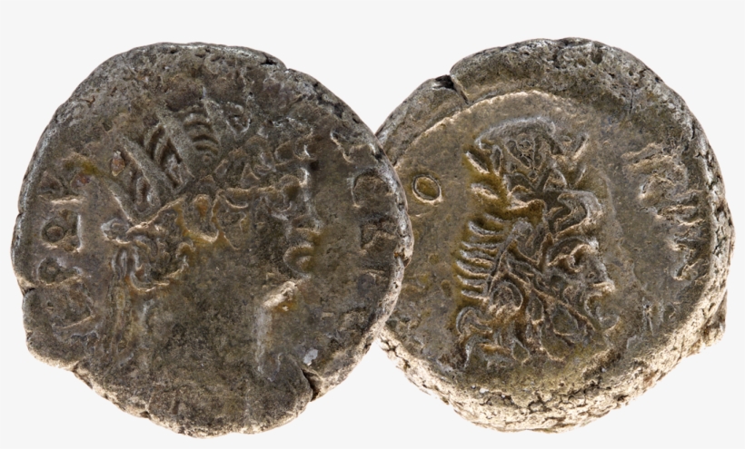 Original Nero Silver Tetradrachm Coin - Old Money Png, transparent png download