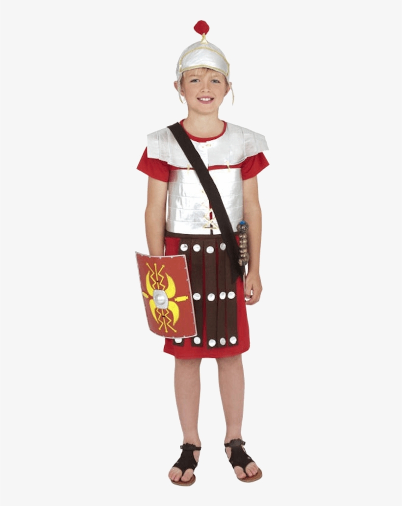 Roman Soldier Costume Girl, transparent png download