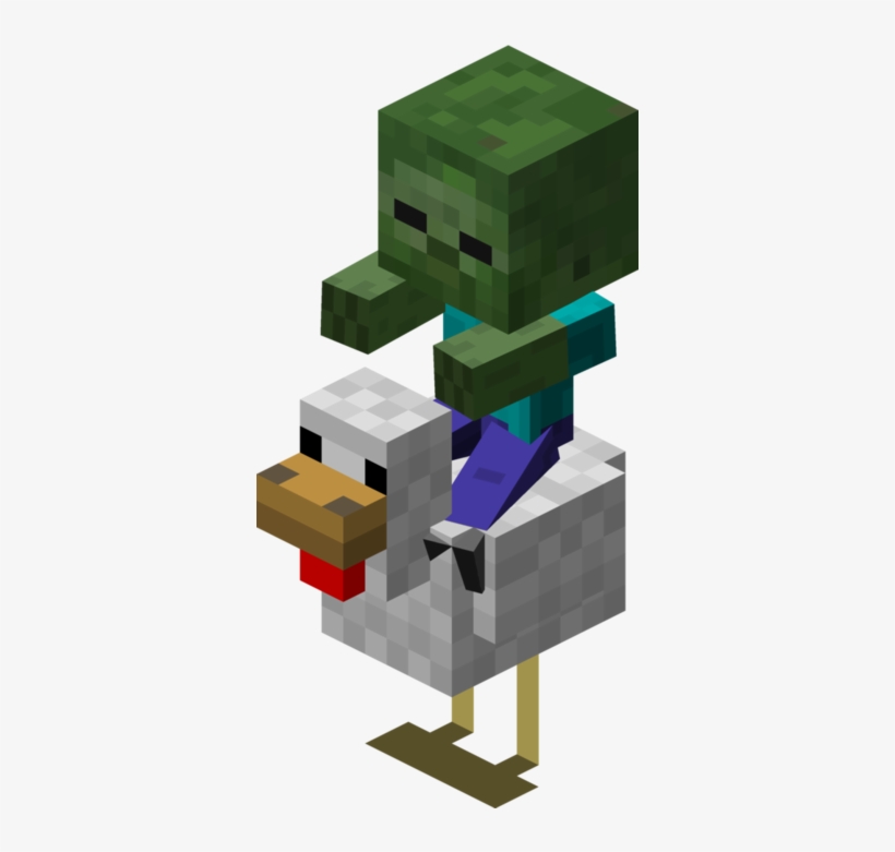 Https - //static - Tvtropes - Org/pmwiki/pub/images/ - Chicken Jockey Minecraft, transparent png download