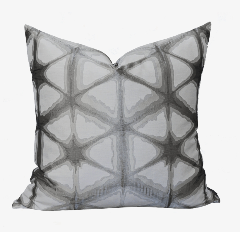 Willow Bloom Hex Silver Pillow - Pillow, transparent png download