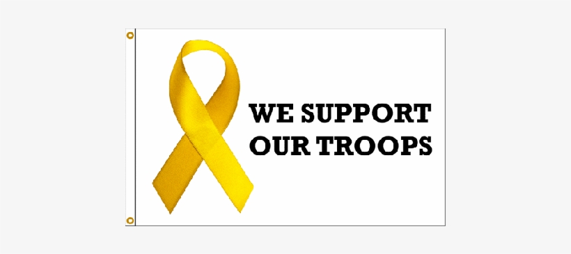 Support Our Troops Ribbon Flag - We Own This County - Clint Eastwood Rectangle Magn, transparent png download
