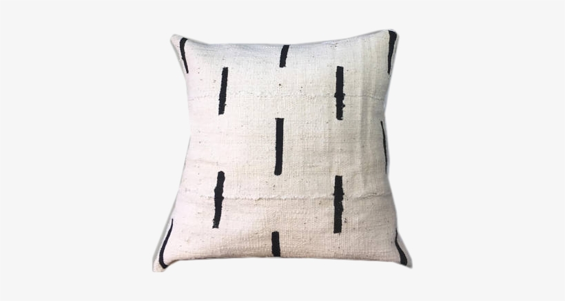 Amazing Dashed Line African Mudcloth Hand Stitched - Cushion, transparent png download