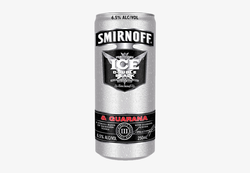 Spirits Index - Smirnoff Double Black Guarana, transparent png download