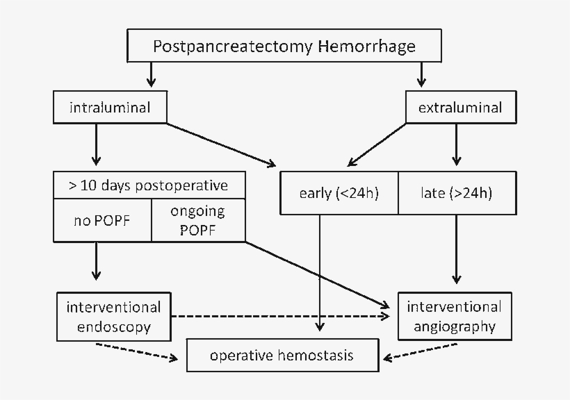 Proposed Treatment Algorithm For Postpancreatectomy - Pancreatic Fistula, transparent png download