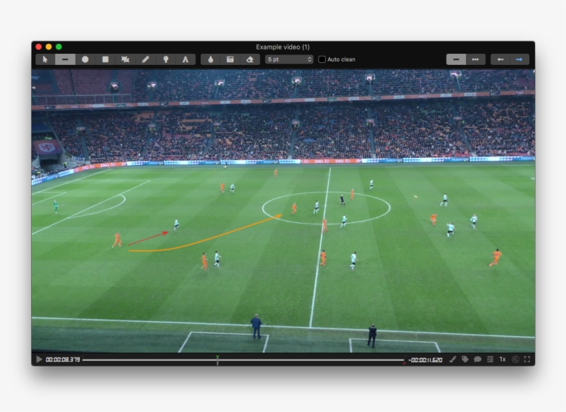 The Line Tool Allows You To Create Lines, Dotted Lines - Soccer-specific Stadium, transparent png download