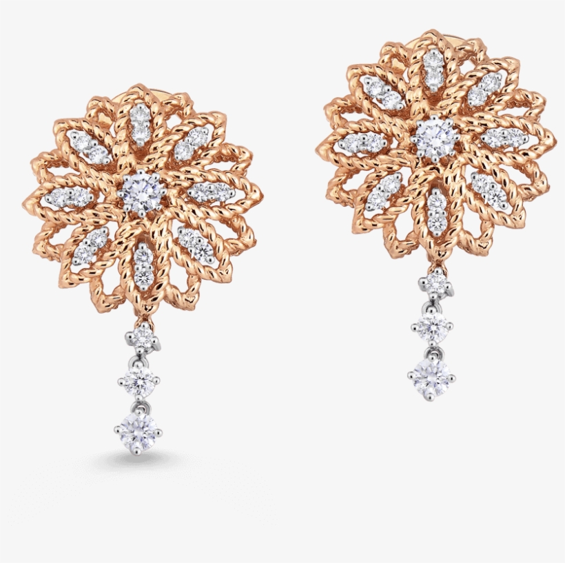 Roberto Coin Barocco 18k Rose Gold And 18k White Gold - Ring, transparent png download