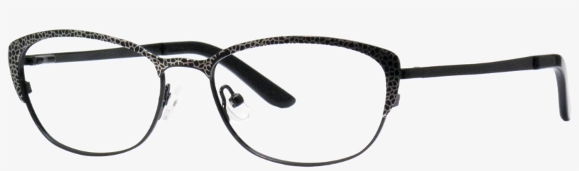London Fog Layla Eyeglasses-black - Plastic, transparent png download