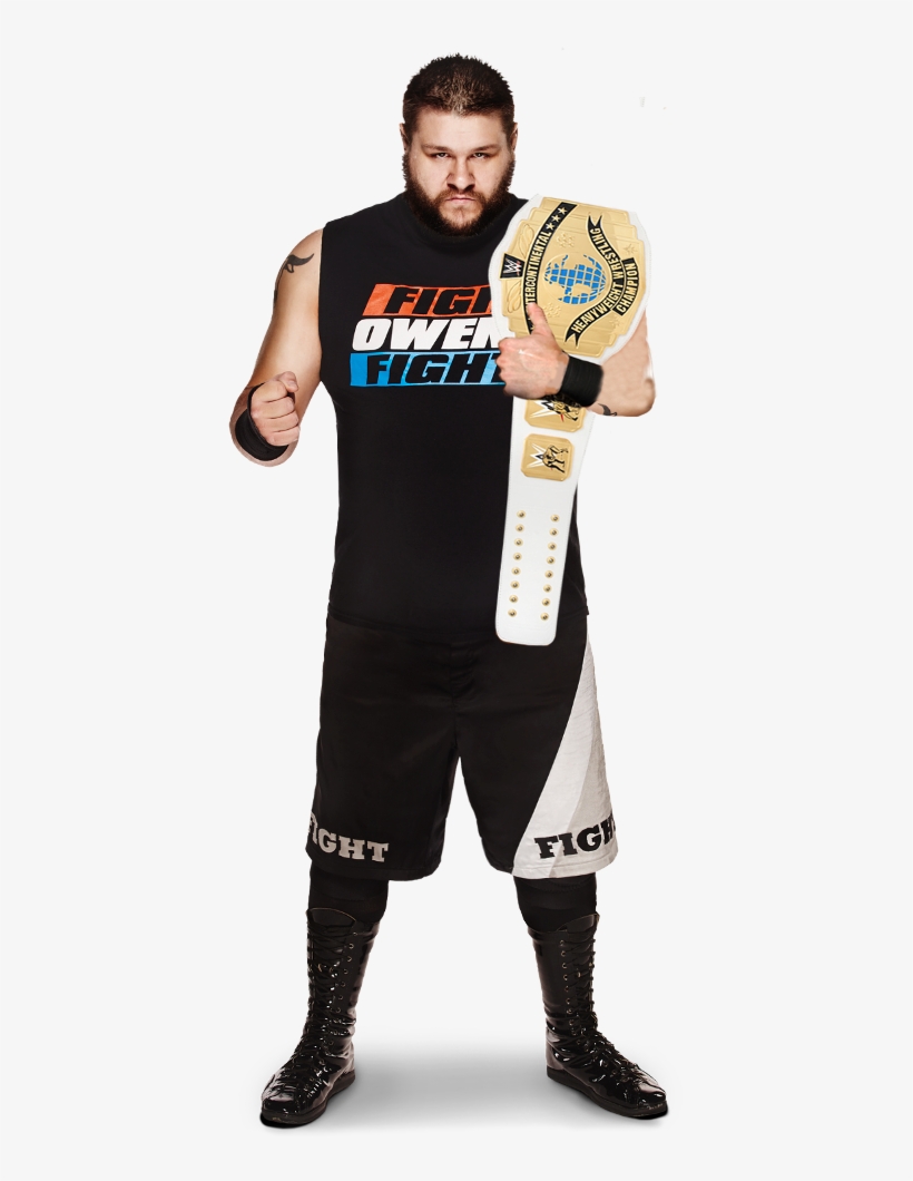 Photogarph Of Kevin Owens-awl4128 - Wwe Intercontinental Championship Replica Title (2014), transparent png download