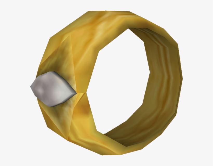Gold Diamond Ring O - Oblivion Gold Diamond Ring, transparent png download