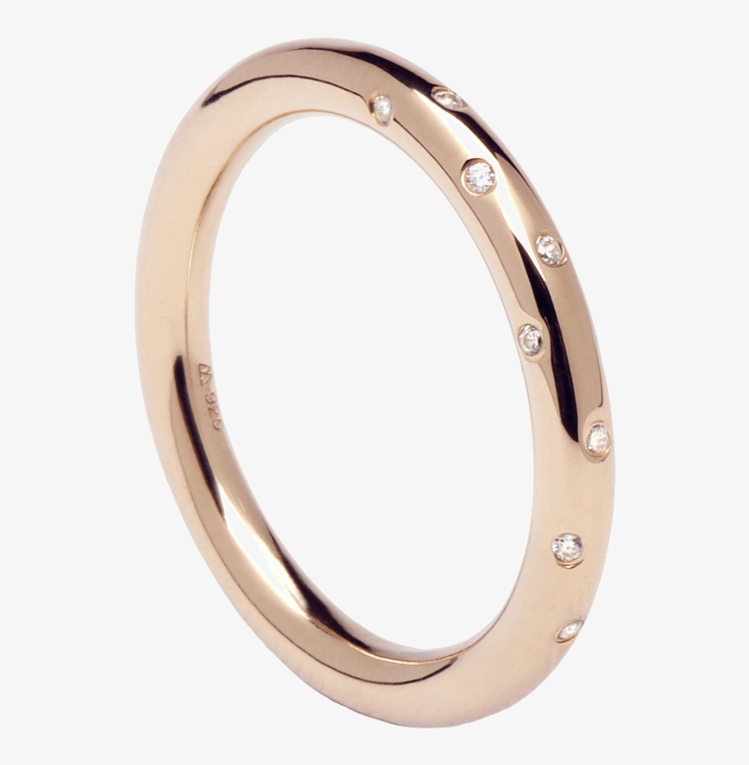 Satellite Rose Gold Ring - Silver Ring Transparent, transparent png download