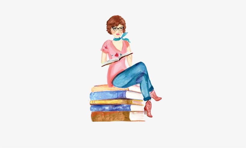 Custom Watercolor Illustration Of Me By Marianna At - Sitting, transparent png download