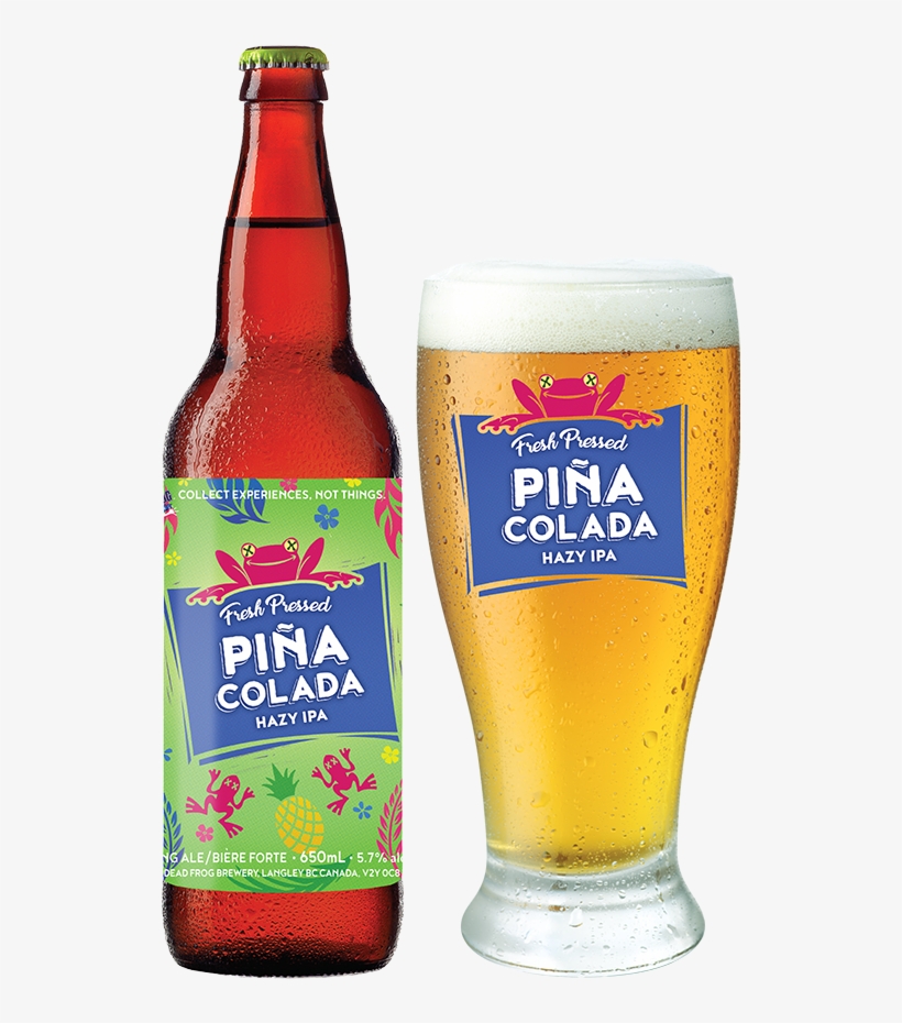 Fresh Pressed Piña Colada Hazy Ipa - Dead Frog Winter Beeracle, transparent png download