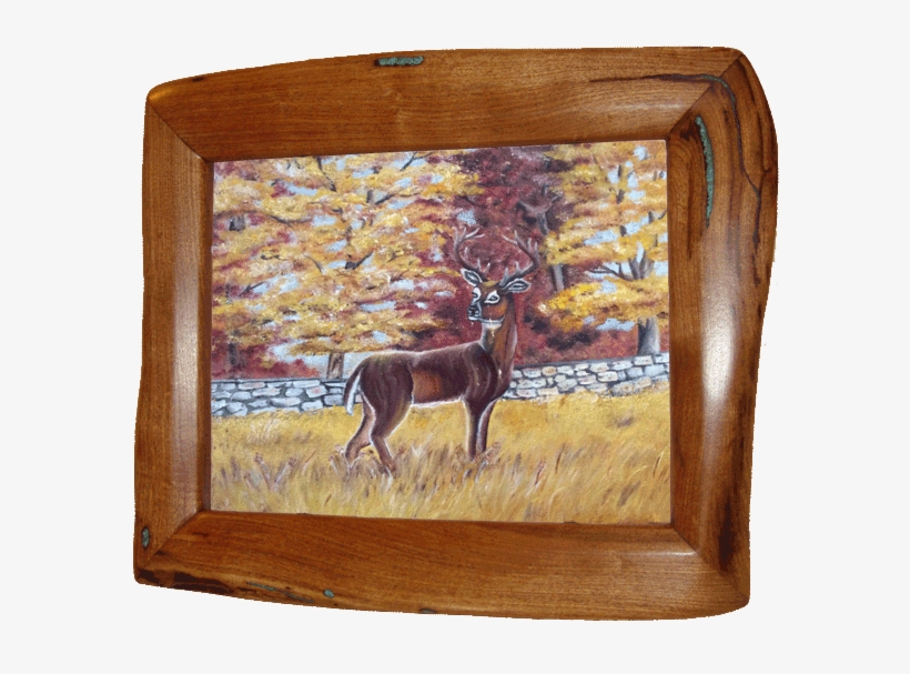 Original Painting By Nell Anderson In Custom Mesquite - Picture Frame, transparent png download